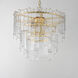 Warren 9 Light 24 inch Gold Leaf Multi-Light Pendant Ceiling Light