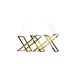Canada LED 39 inch Gold Linear Pendant Ceiling Light
