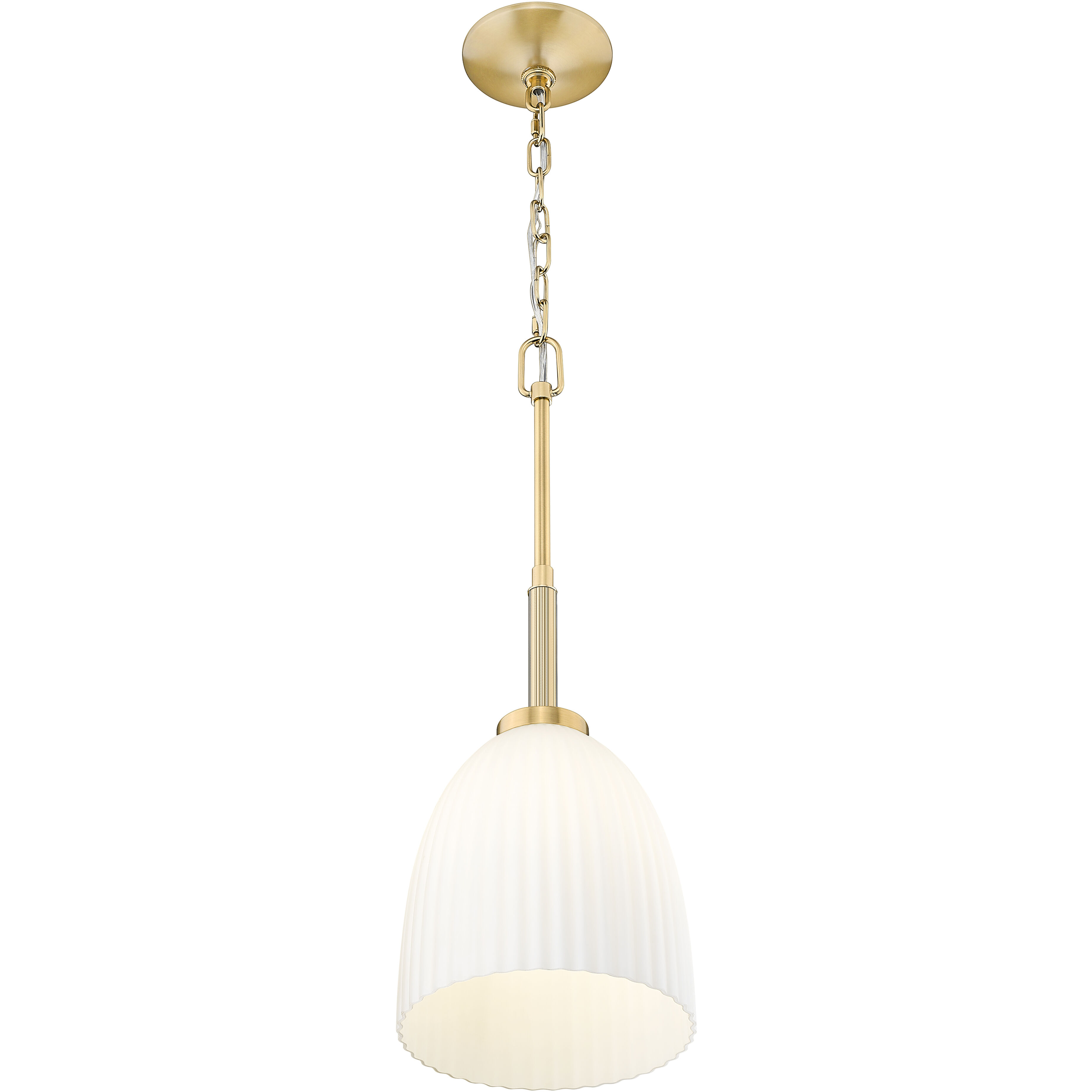 Naya 1 Light 8 inch Modern Gold Pendant Ceiling Light