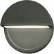 Ambiance LED 8 inch Pewter Green ADA Wall Sconce Wall Light in Incandescent
