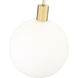 Margo 1 Light 13.75 inch Olde Brass Pendant Ceiling Light in Oil Rubbed Bronze