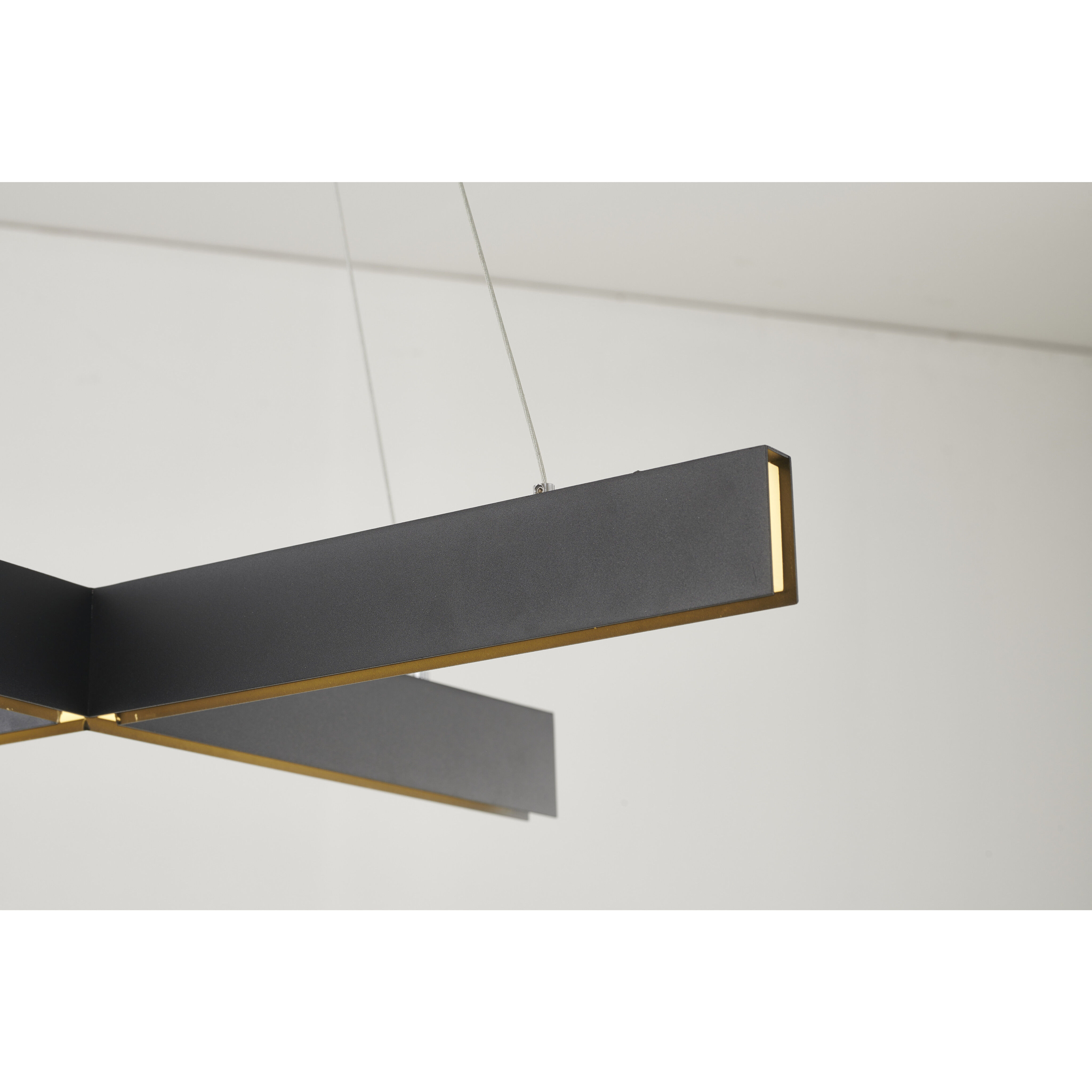 Canada LED 28.3 inch Black Chandelier Ceiling Light