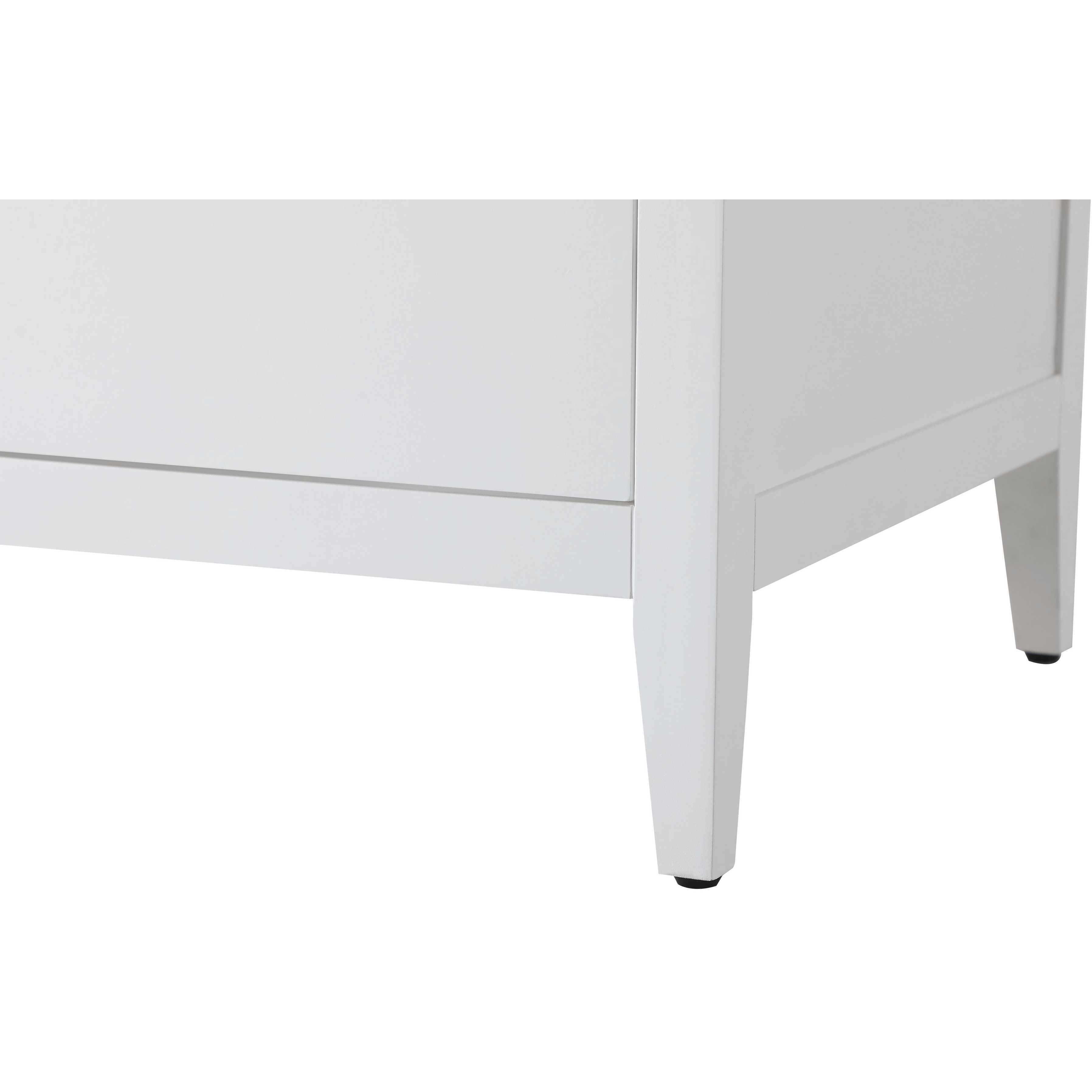 Millie 54 X 35 inch White Bathroom Vanity Cabinet