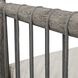 Borneo Weathered Dark Gray and Oyster White Outdoor Dining Chair