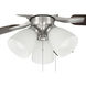 Wheeler 52 inch Brushed Polished Nickel with Driftwood/Walnut Blades Fan
