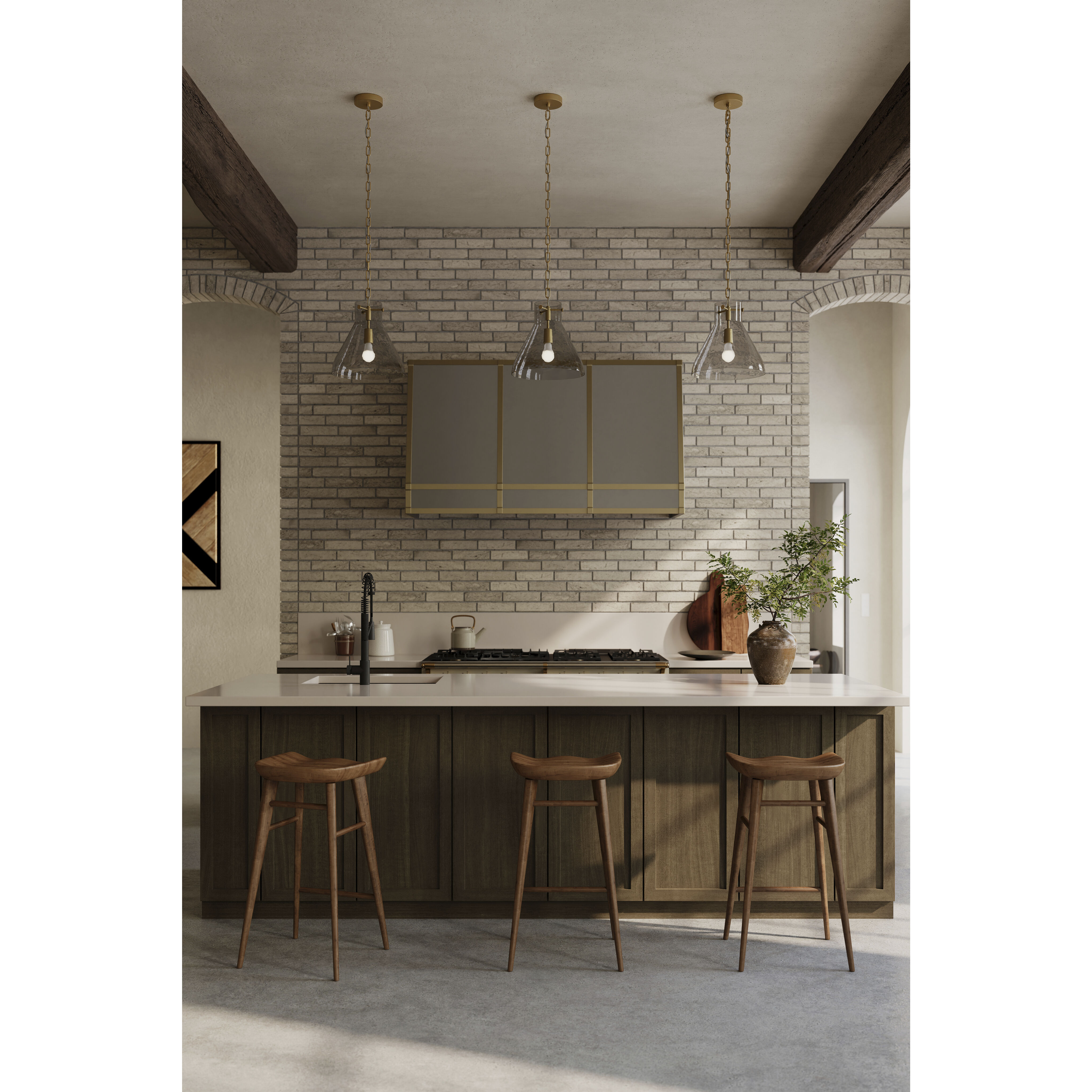 Sevara 1 Light 13.25 inch Legacy Brass Pendant Ceiling Light