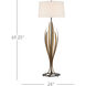 Neilos 69.25 inch 150 watt Antique Brass/Oil Rubbed Bronze Floor Lamp Portable Light