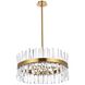 Serephina 14 Light 25 inch Satin Gold Pendant Ceiling Light