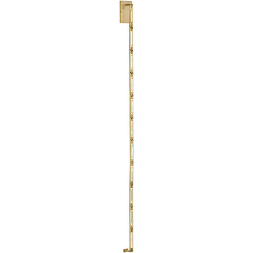 Sean Lavin Catena Sconce Wall Light in 2700K, Hand Rubbed Antique Brass