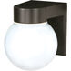 Brentwood 1 Light 7 inch Bronzotic Outdoor Wall Mount