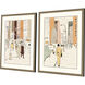 Architectural Collection Orange Framed Art