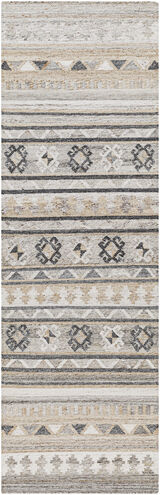 Alyssa 96 X 30 inch Light Grey Rug, Runner