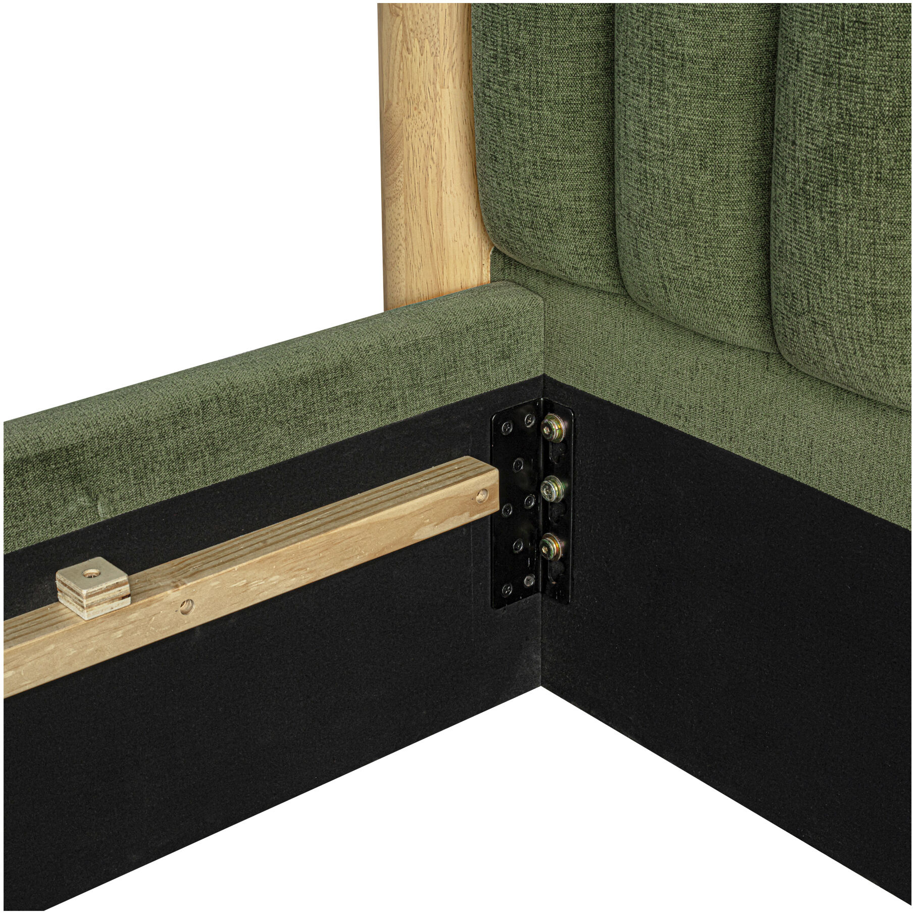 Nina Green Bed, Queen