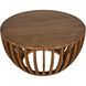 Francis 35 X 35 inch Clear Coat Flat Coffee Table