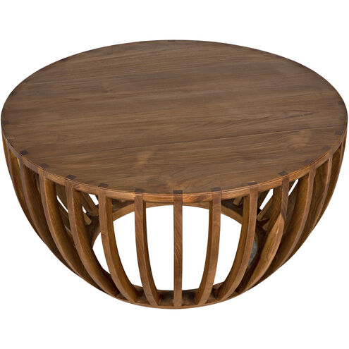 Francis 35 X 35 inch Clear Coat Flat Coffee Table