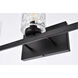 Cassie 5 Light 42 inch Black Bath Sconce Wall Light