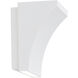 Cornice Wall Sconce Wall Light in 3000K, White, dweLED
