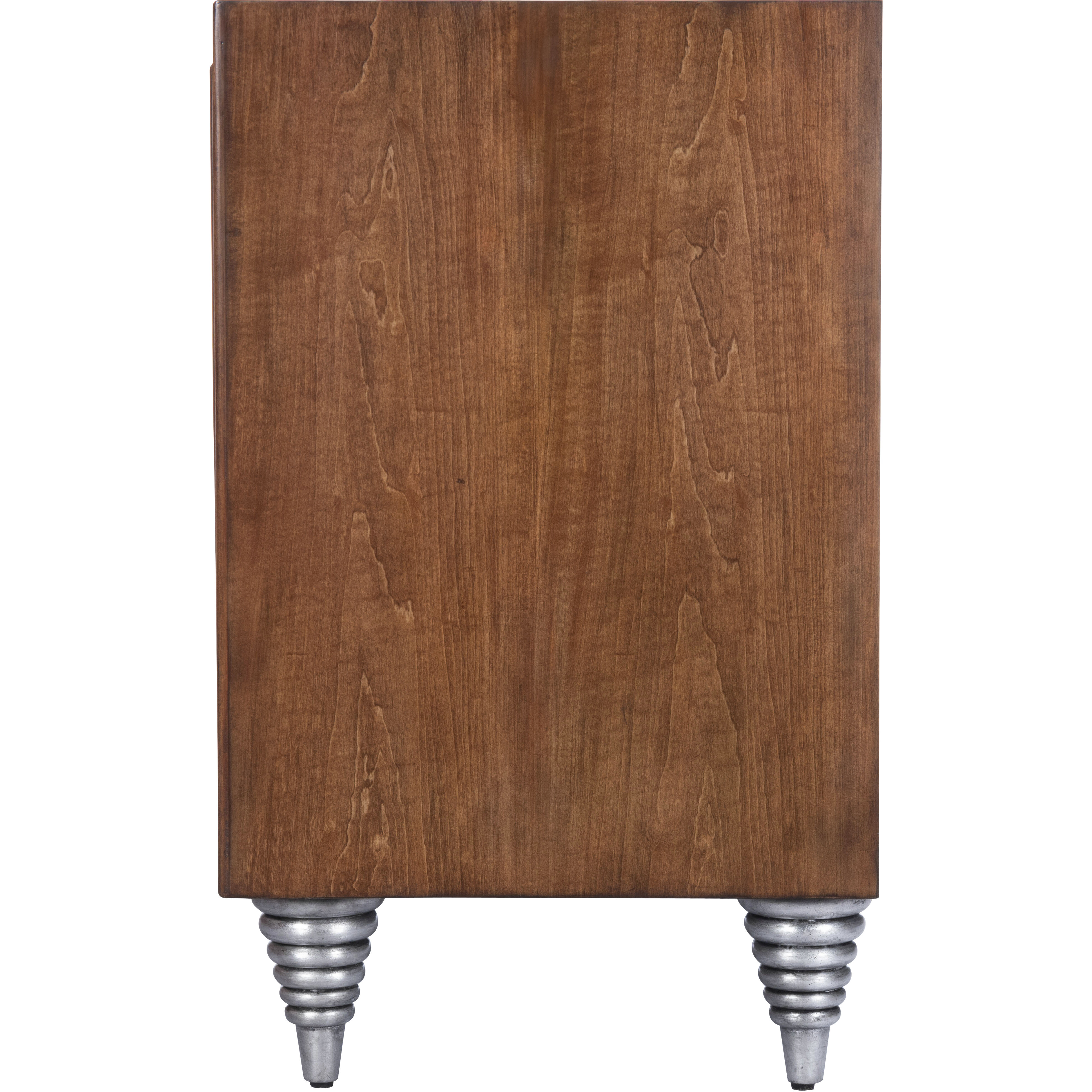 Shelly Leather & Capiz Shell Inlay Buffet or Sideboard