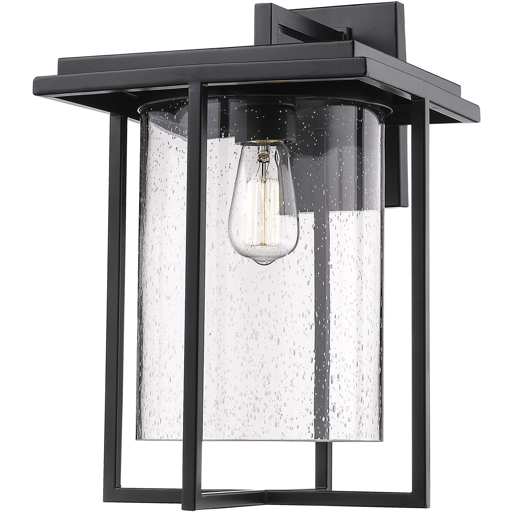 Adair 1 Light 17 inch Powder Coated Black Outdoor Wall Sconce