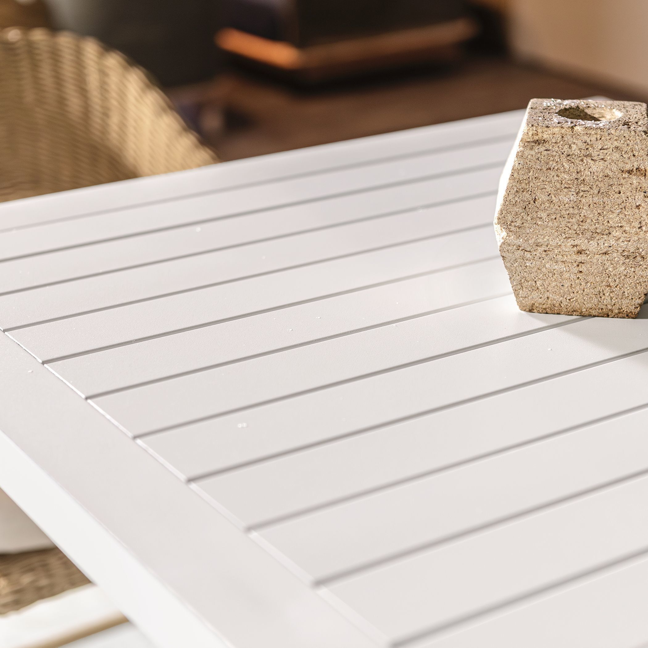 Montellano 42 X 32 inch White Outdoor Bar Table