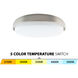 Lithium LED 18.82 inch Brushed Nickel Flush Mount Ceiling Light, WAC Limited