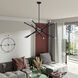 Soho 12 Light 36 inch Black Chandelier Ceiling Light