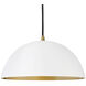 Lou LED 14 inch Matte White Pendant Ceiling Light