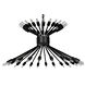 Mancini 48 Light 36 inch Matte Black Chandelier Ceiling Light