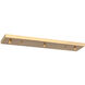 Leo 4.38 inch Aged Gold Brass Multi Ceiling Canopy Ceiling Light