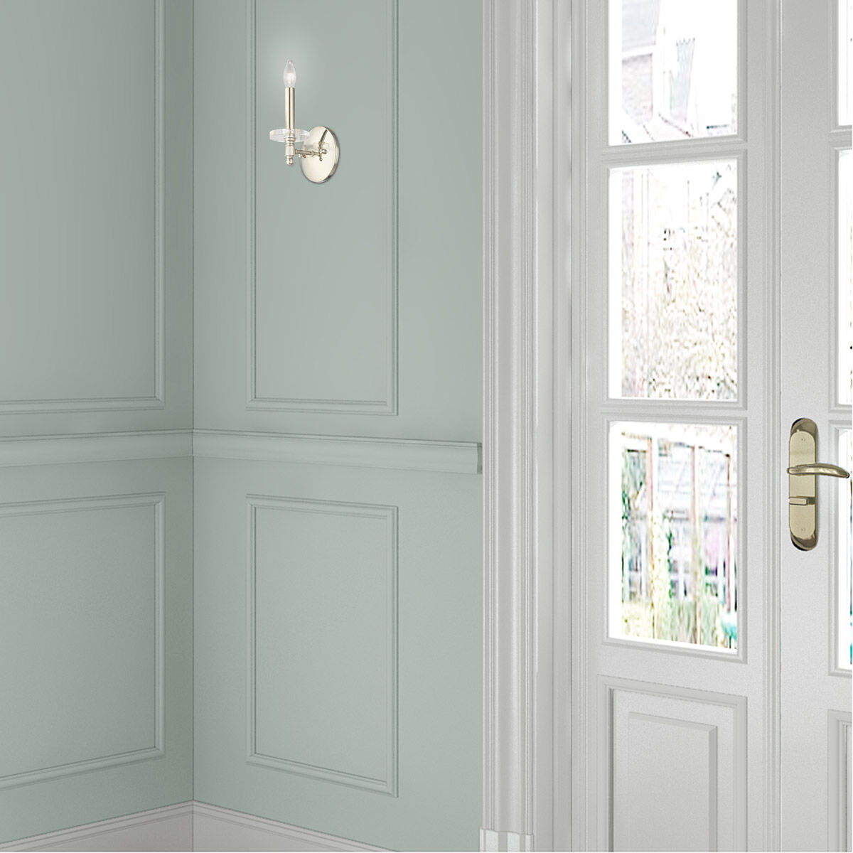 Bennington 1 Light 5 inch Polished Nickel Wall Sconce Wall Light