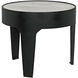 Cylinder 24 X 24 inch Matte Black Side Table, Large