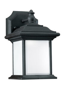 Wynfield 1 Light 9.75 inch Black Outdoor Wall Lantern
