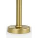 Vertex 1 Light 12 inch Brushed Gold Foyer Light Ceiling Light