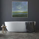 Amazing Grace Blue and Green and Beige and White Canvas