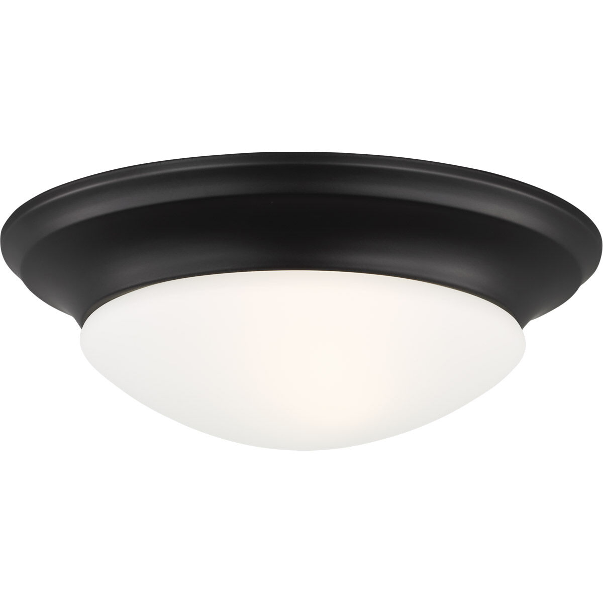 Nash 1 Light 11.5 inch Midnight Black Flush Mount Ceiling Light