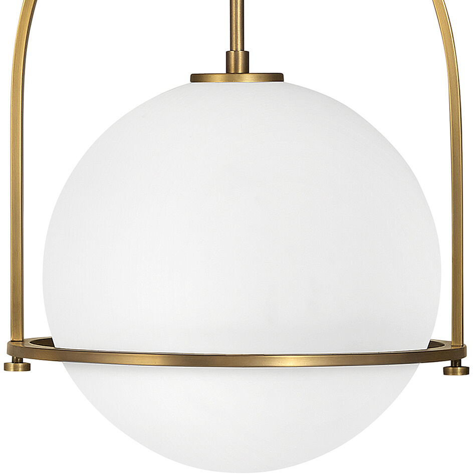 Somerset 1 Light 15.5 inch Heritage Brass Indoor Pendant Ceiling Light