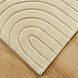 Kirti 114 X 79 inch White/Ivory Rug in 6 x 9