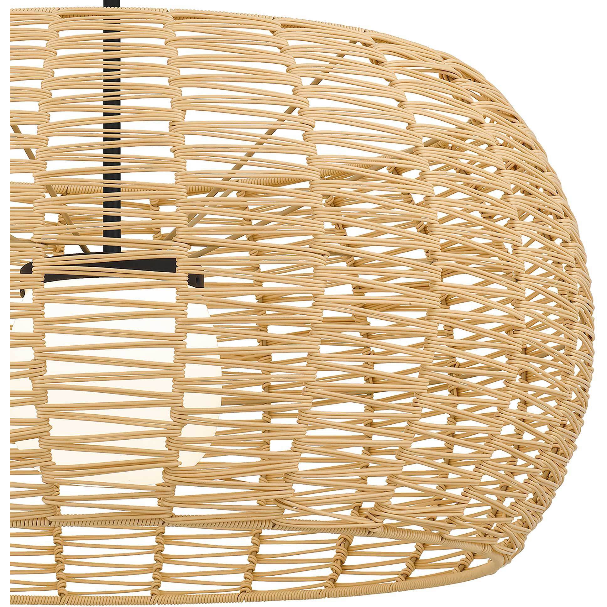 Aruba LED 32 inch Sand Black Outdoor Pendant