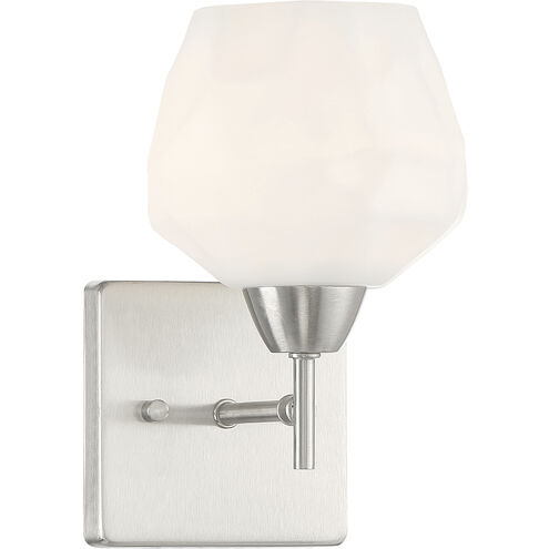 Camrin 1 Light 6 inch Brushed Nickel Bath Light Wall Light