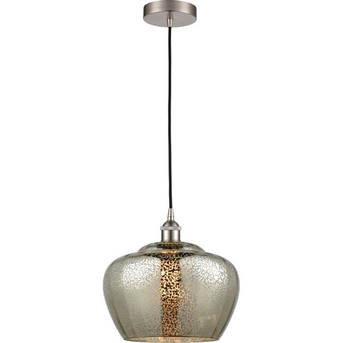 Edison Fenton 1 Light 11 inch Brushed Satin Nickel Mini Pendant Ceiling Light