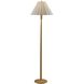 Scallop 60.75 inch 100.00 watt Natural Wood Floor Lamp Portable Light