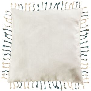 Monte 24 X 0.1 inch White with Blue Pillow, Cover Only