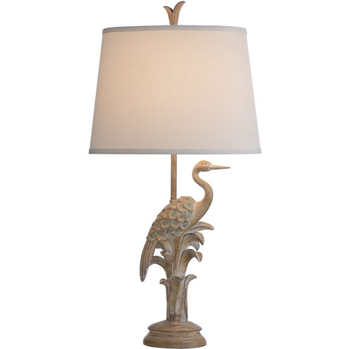 Signature 36 inch 150 watt Natural Wood Table Lamp Portable Light