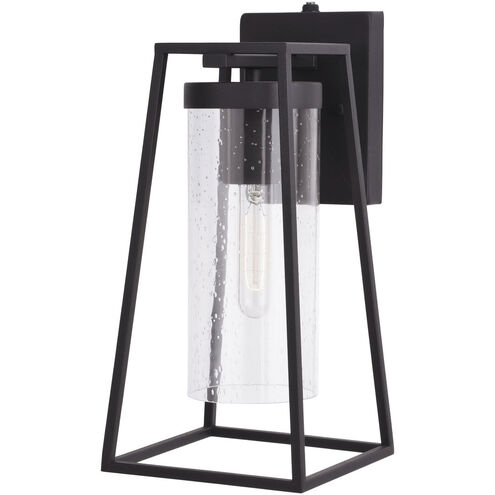 Nash LED 13.75 inch Textured Black Outdoor Wall