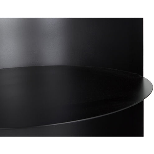 Fassbender Matte Black Bookcase, Set of 3