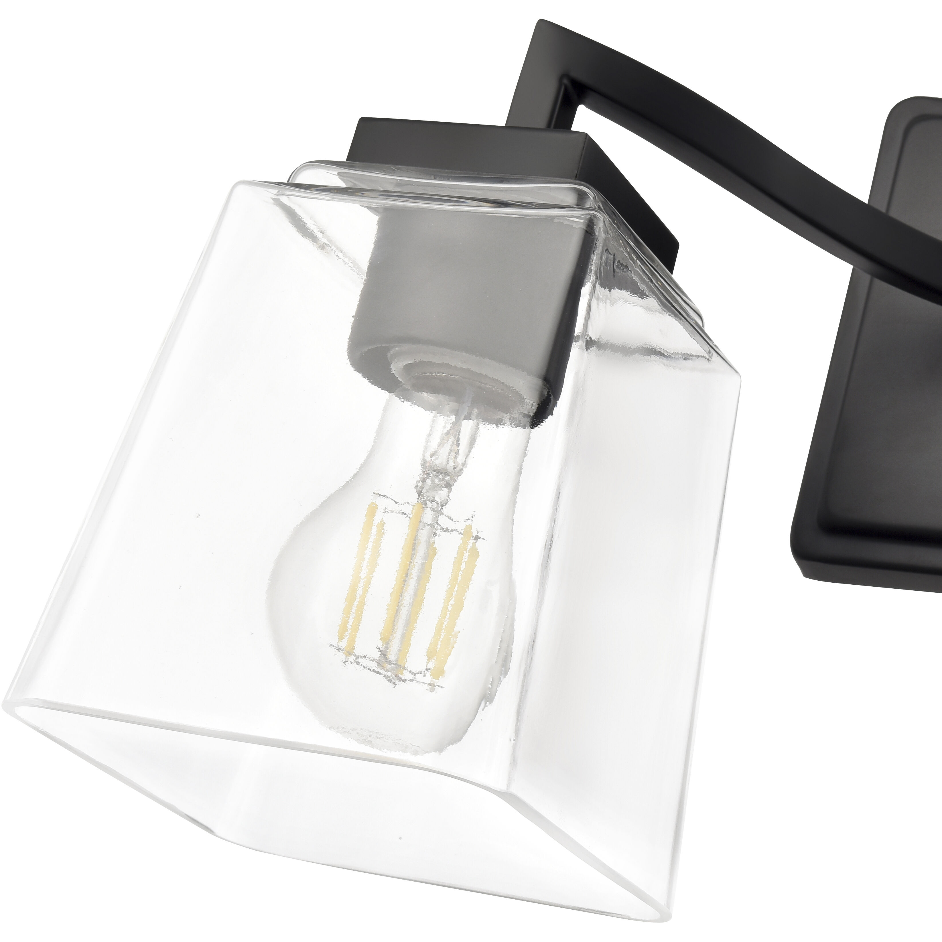 Avenna 2 Light 14 inch Matte Black Bathroom Vanity Light Wall Light