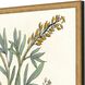 Florals Collection Antique Gold Wood With Embossed Weave Pattern Framed Art