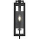 Jairo 1 Light 16.5 inch Black Outdoor Wall Sconce