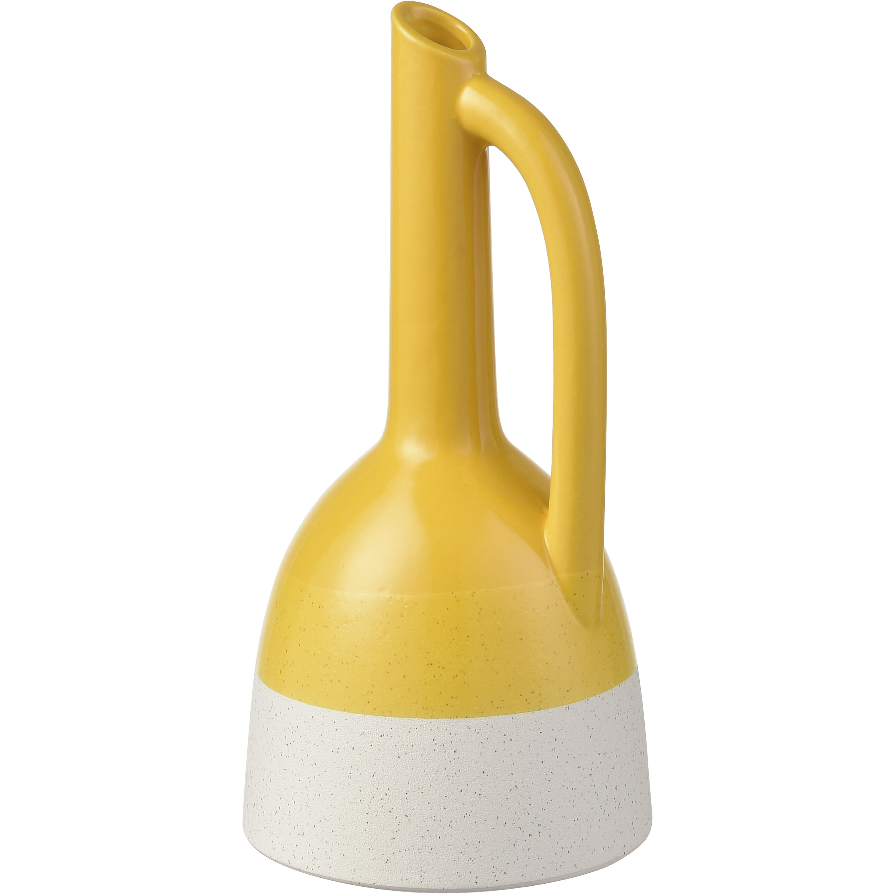 Marianne Yellow with Speckled White Bottle