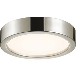 Puck 12 inch Polished Nickel Surface Mount Ceiling Light